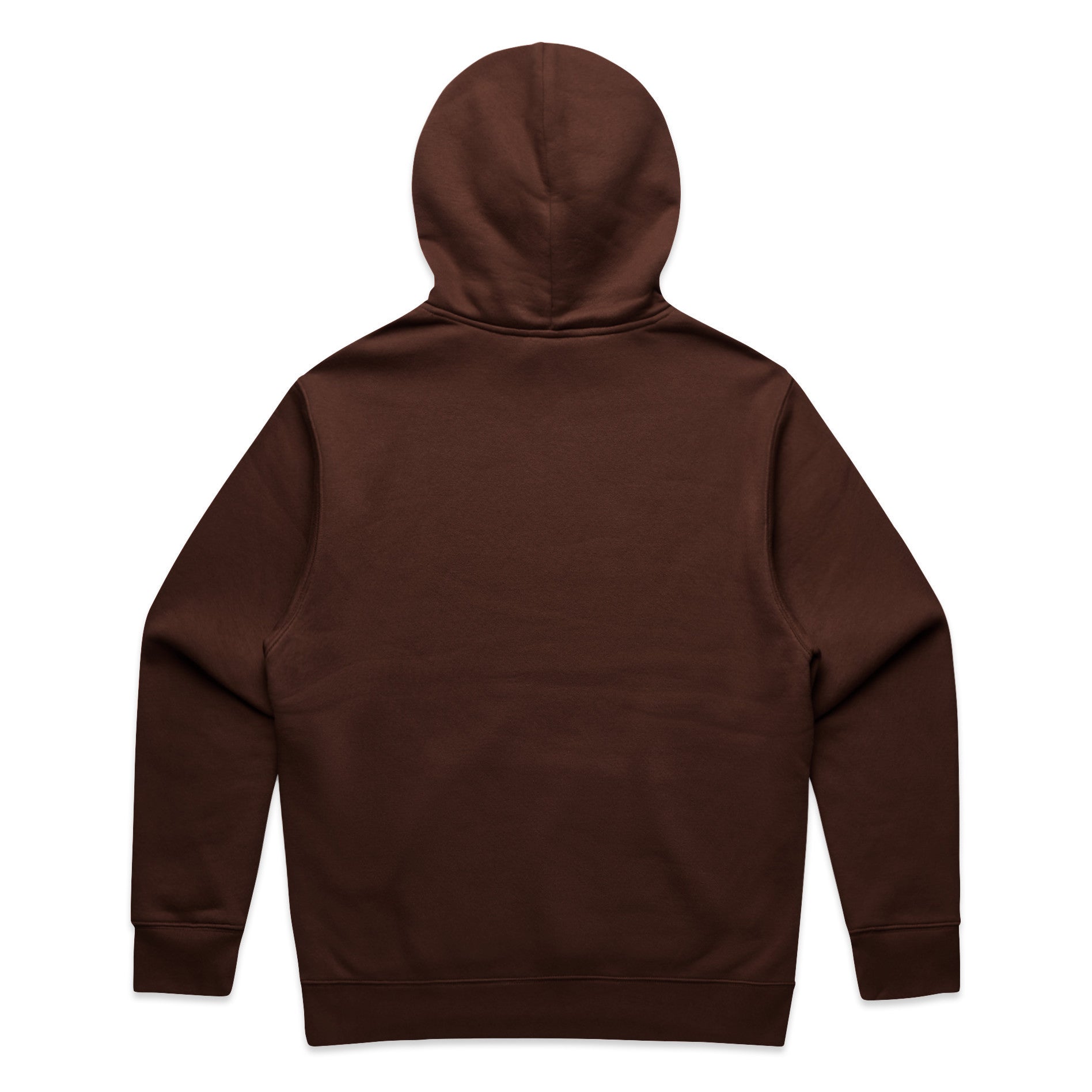 AS Colour Relax Hood 5161 - Chestnut Back - Custom Printed - Print Blanc