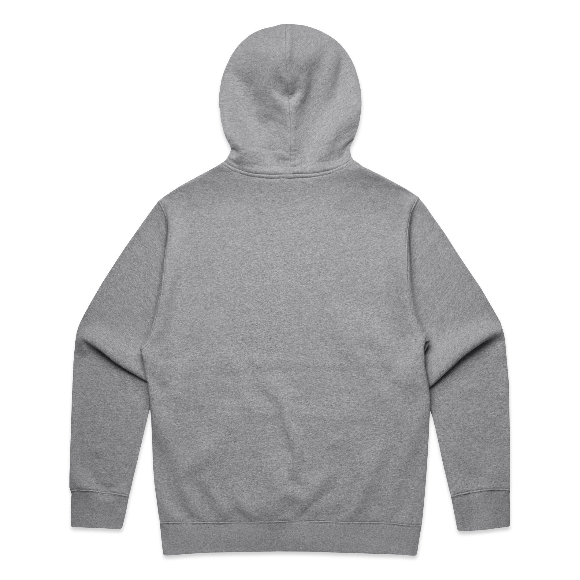 AS Colour Relax Hood 5161 - Grey Marle Back - Custom Printed - Print Blanc