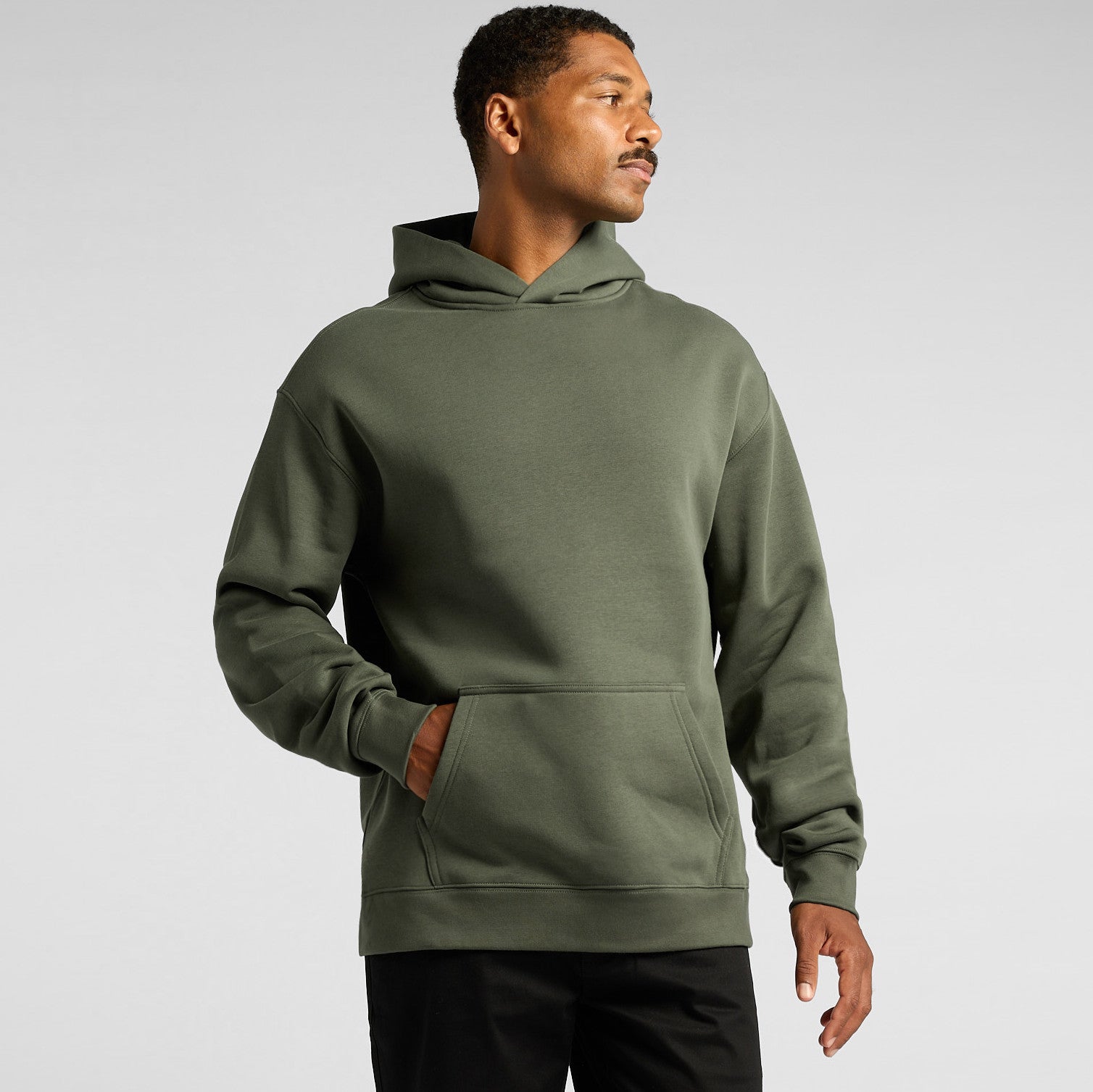 AS Colour Relax Hood 5161 - Main Loose - Custom Printed - Print Blanc