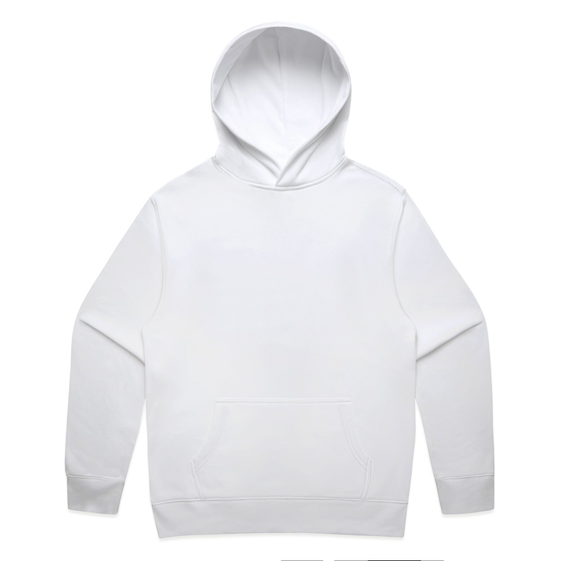 AS Colour Relax Hood 5161 - White Front - Custom Printed - Print Blanc