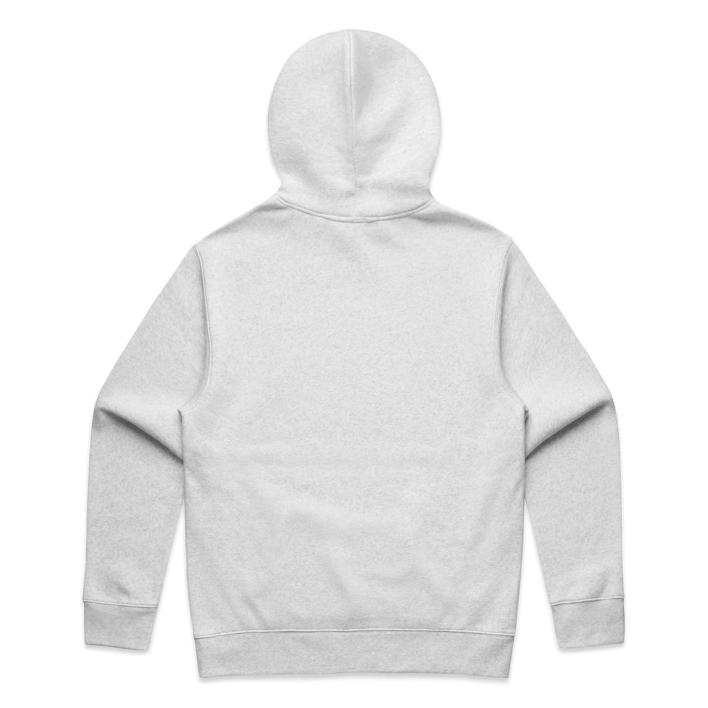 AS Colour Relax Hood 5161 - White Marle Back - Custom Printed - Print Blanc