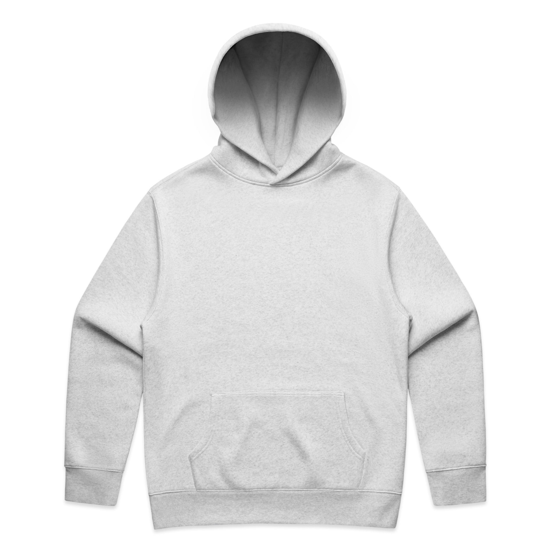 AS Colour Relax Hood 5161 - White Marle Front - Custom Printed - Print Blanc