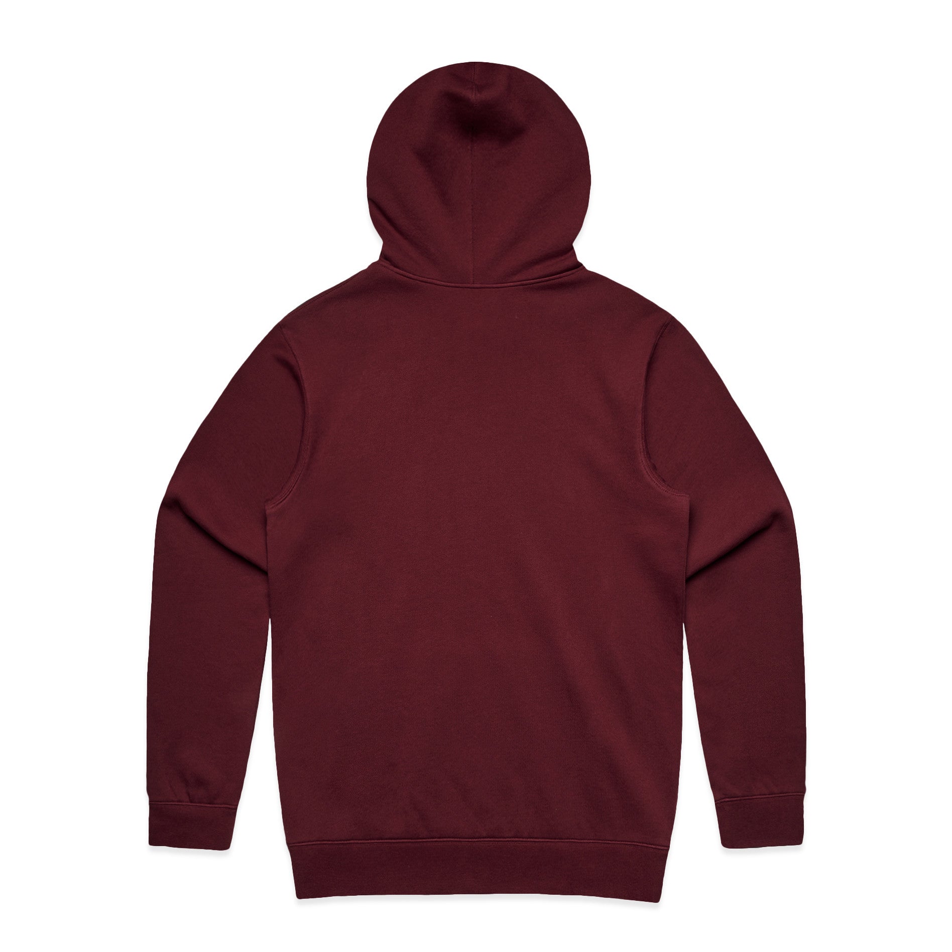 AS Colour Standard Hood 5111 - Burgundy Back - Custom Printed - Print Blanc