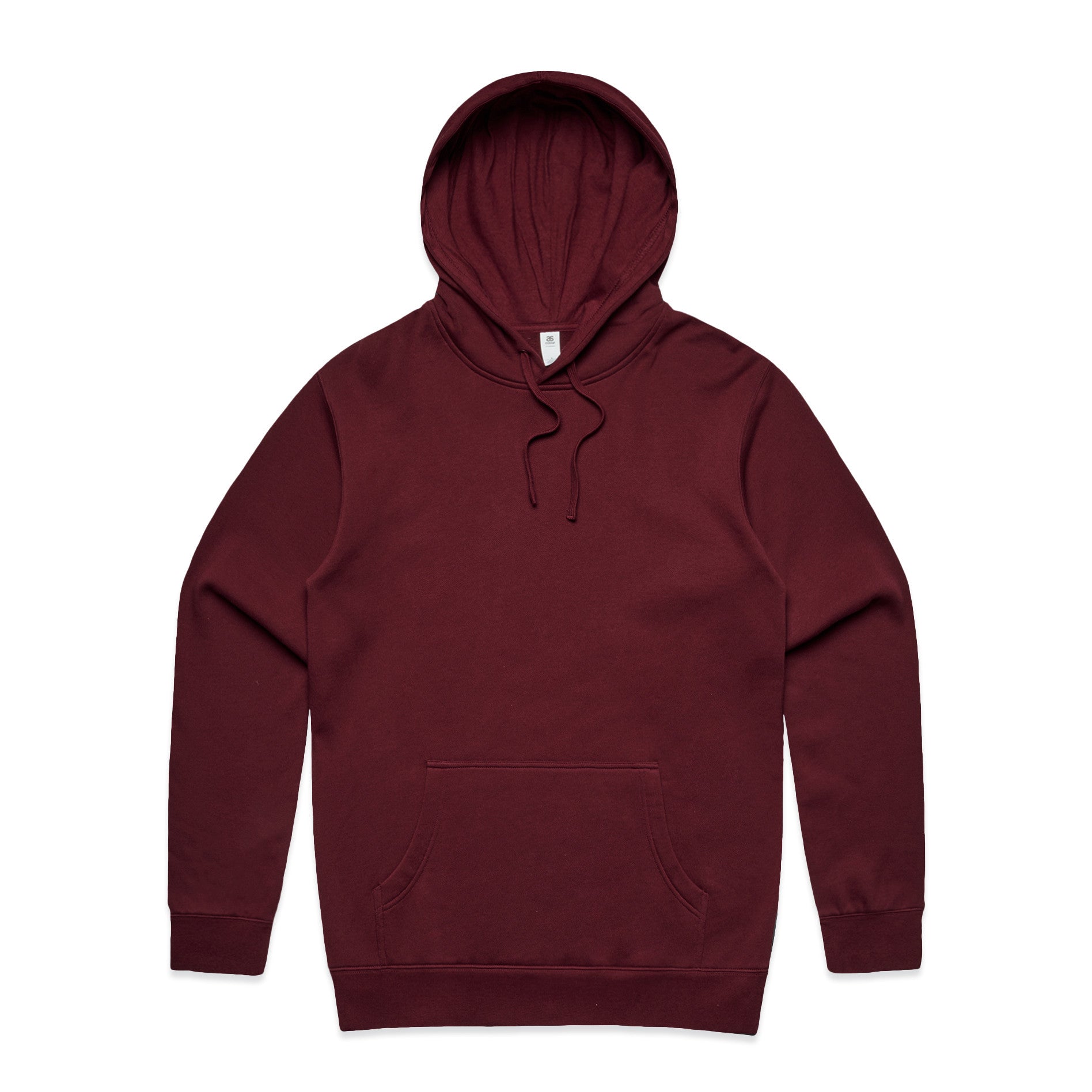 AS Colour Standard Hood 5111 - Burgundy Front - Custom Printed - Print Blanc