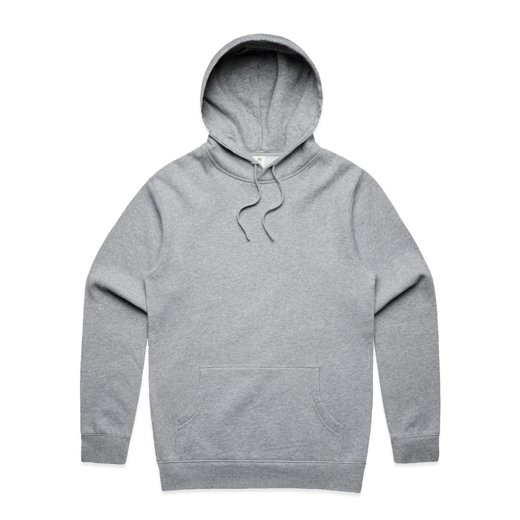 AS Colour Standard Hood 5111 - Grey Marle Front - Custom Printed - Print Blanc