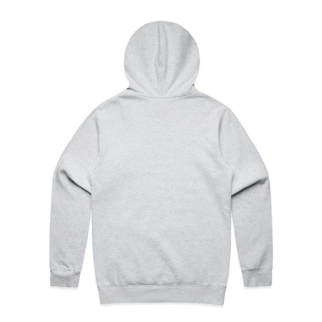 AS Colour Standard Hood 5111 - White Marle Back - Custom Printed - Print Blanc
