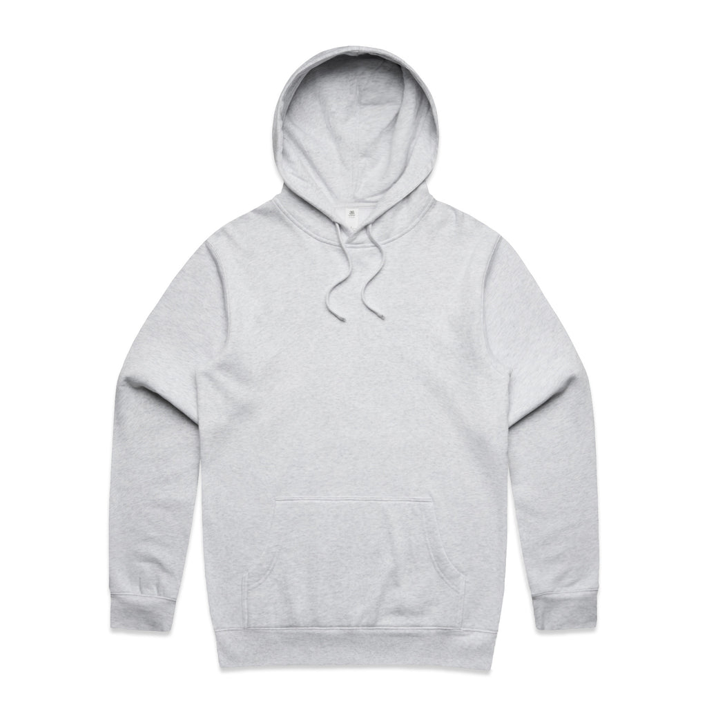 AS Colour Standard Hood 5111 - White Marle Front - Custom Printed - Print Blanc
