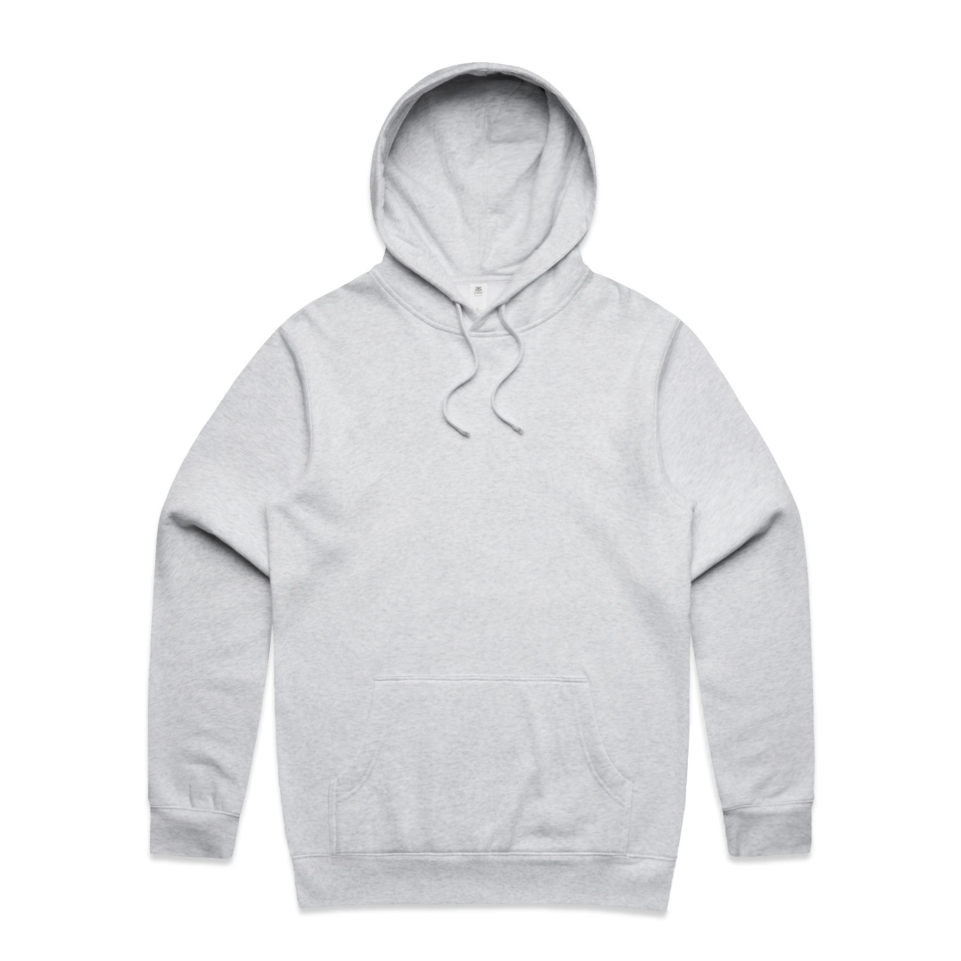 AS Colour Standard Hood 5111 - White Marle Front - Custom Printed - Print Blanc