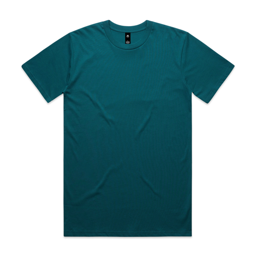 AS Colour Staple Tee 5001 - Atlantic Front - Custom Printed - Print Blanc