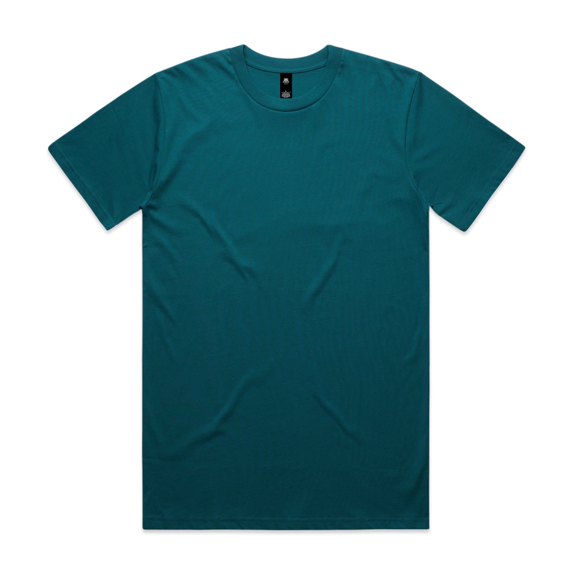 AS Colour Staple Tee 5001 - Atlantic Front - Custom Printed - Print Blanc