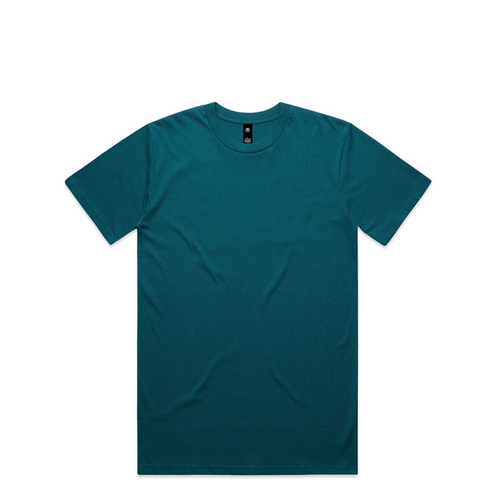 AS Colour Staple Tee 5001 - Atlantic Thumb Front - Custom Printed - Print Blanc