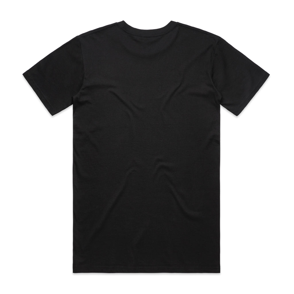 AS Colour Staple Tee 5001 - Black Back - Custom Printed - Print Blanc