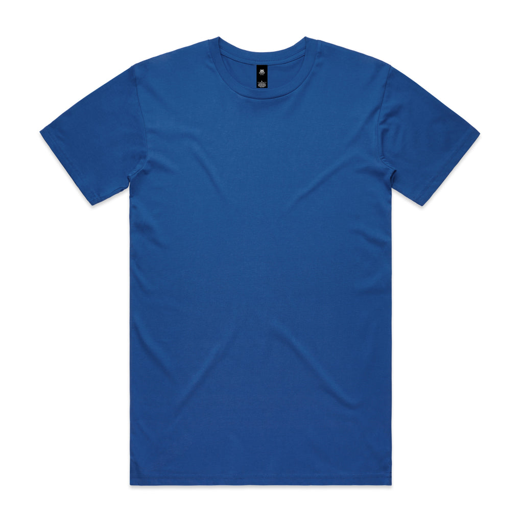 AS Colour Staple Tee 5001 - Bright Royal Front - Custom Printed - Print Blanc