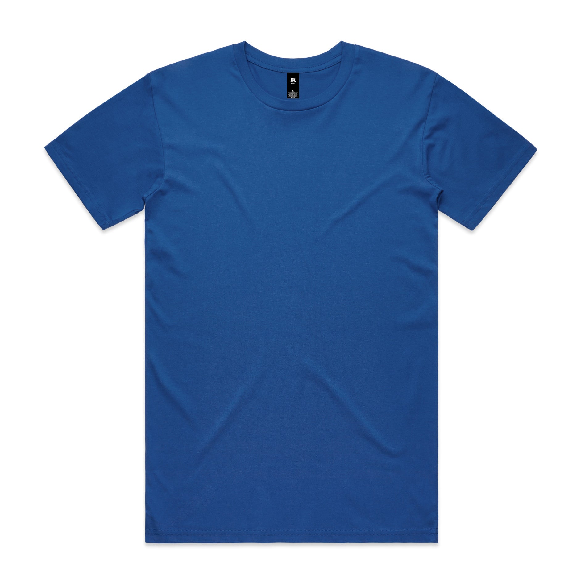 AS Colour Staple Tee 5001 - Bright Royal Front - Custom Printed - Print Blanc