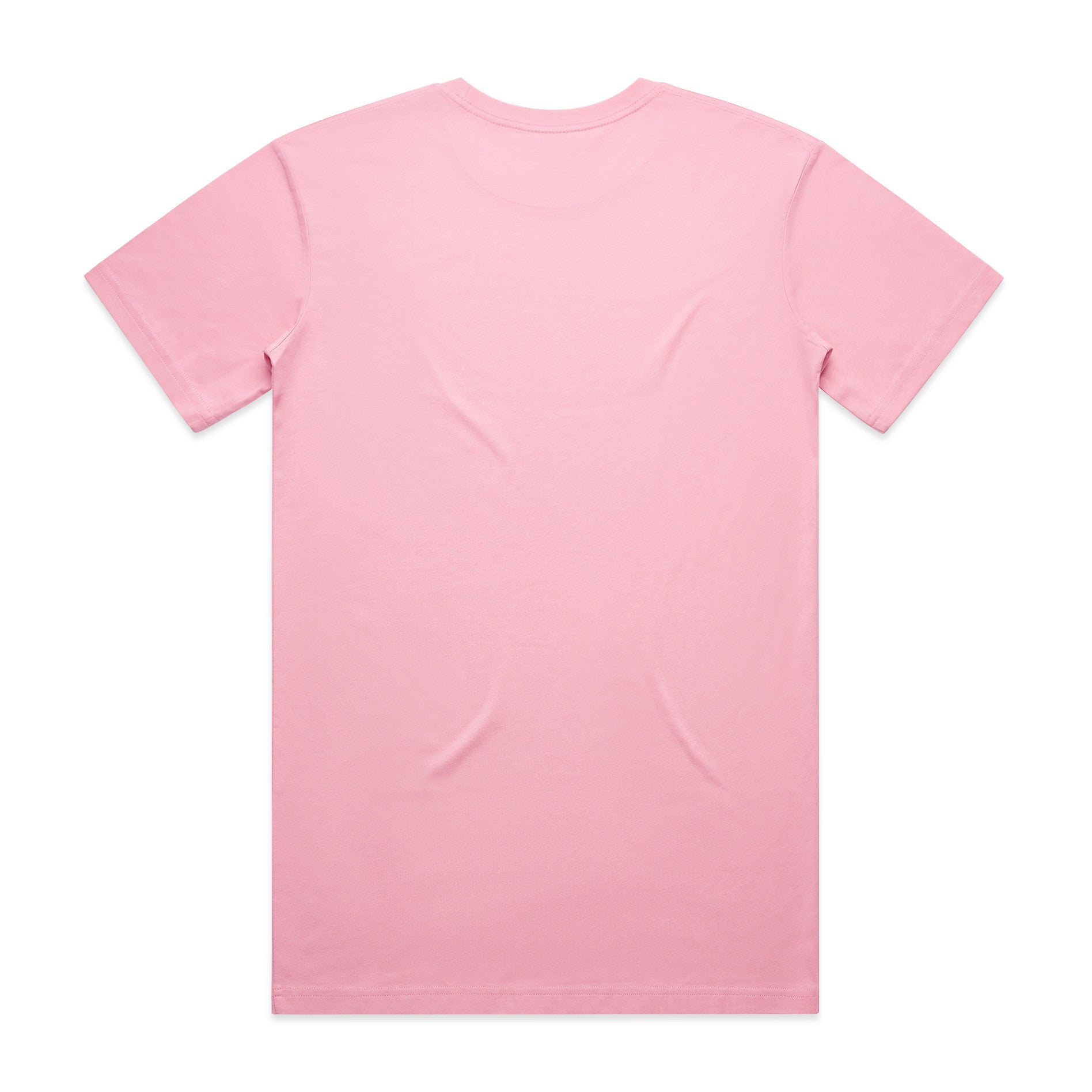 AS Colour Staple Tee 5001 - Bubblegum Back - Custom Printed - Print Blanc