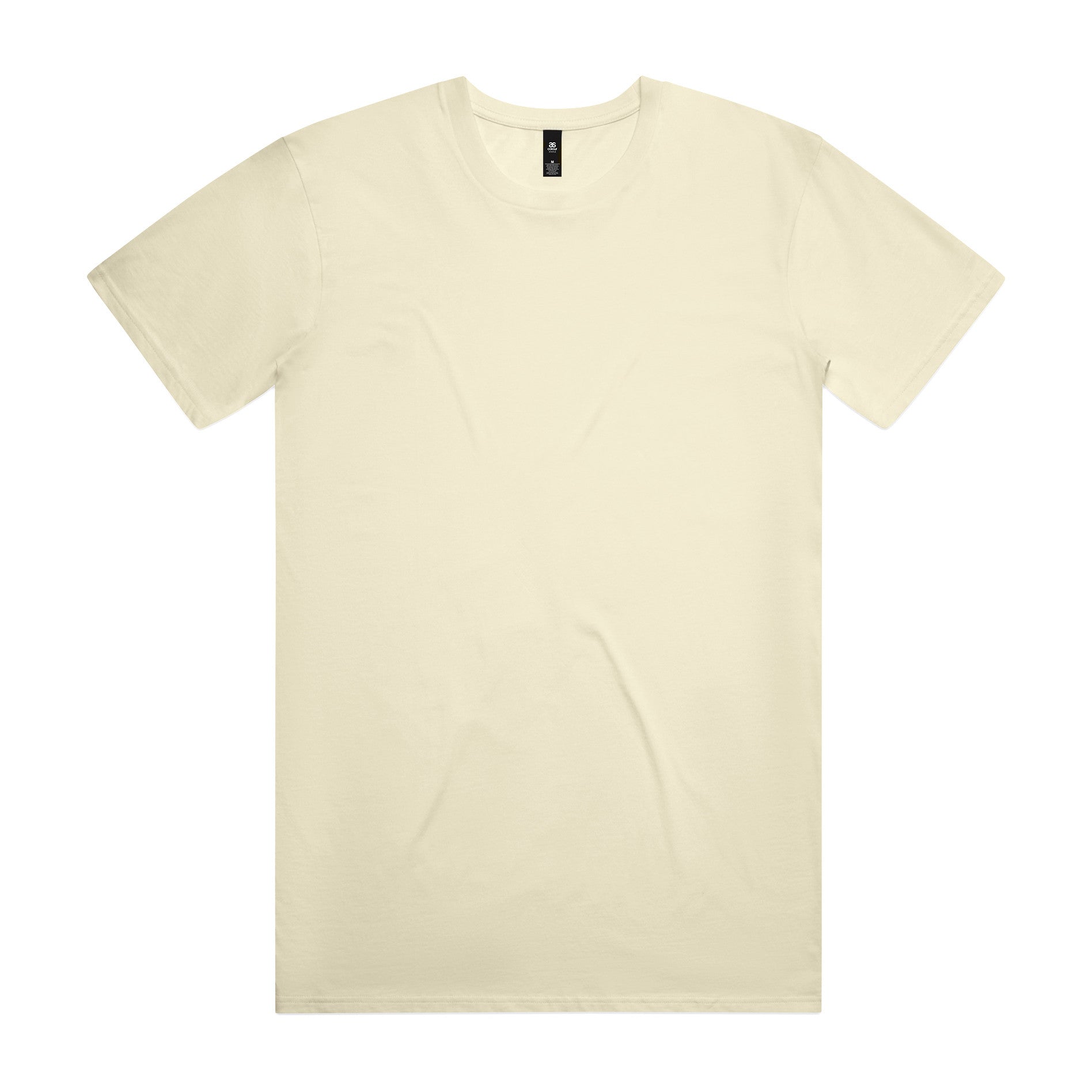 AS Colour Staple Tee 5001 - Butter Front - Custom Printed - Print Blanc