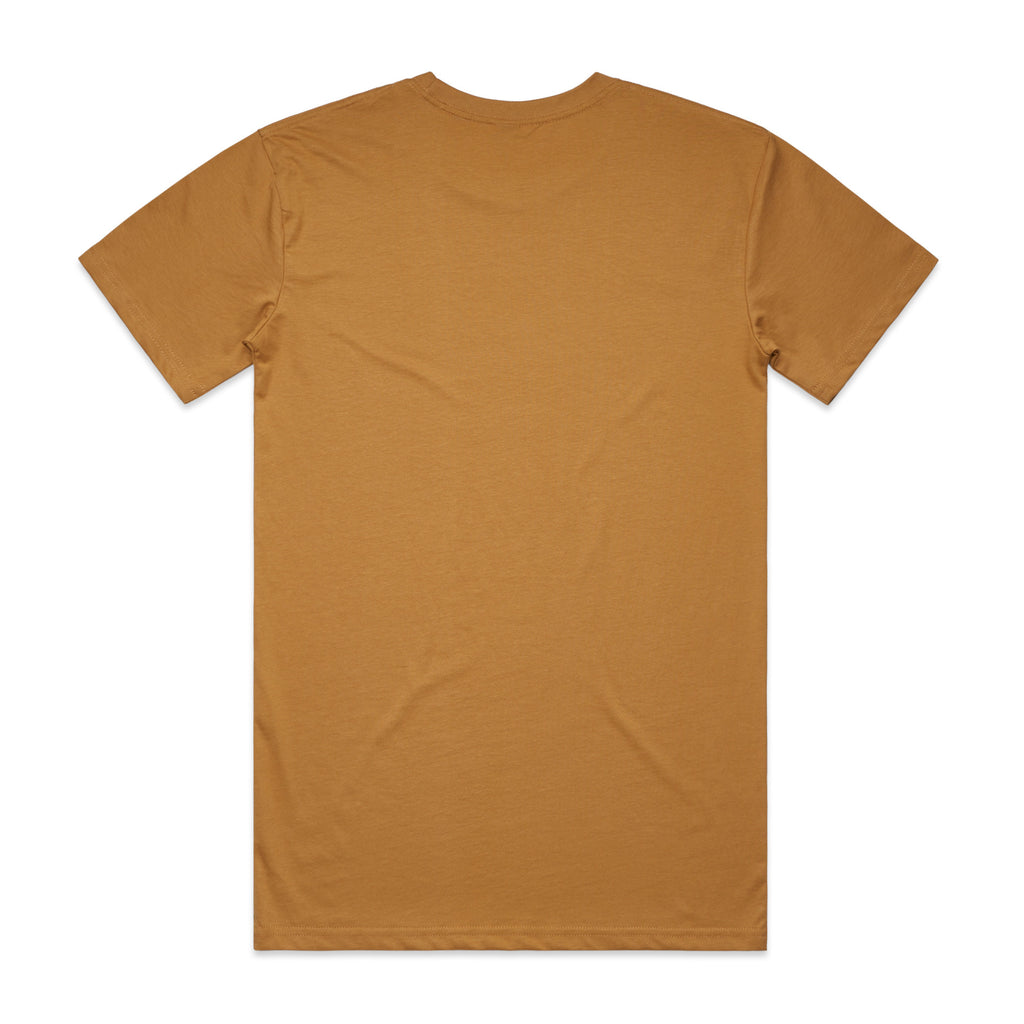 AS Colour Staple Tee 5001 - Camel Back - Custom Printed - Print Blanc
