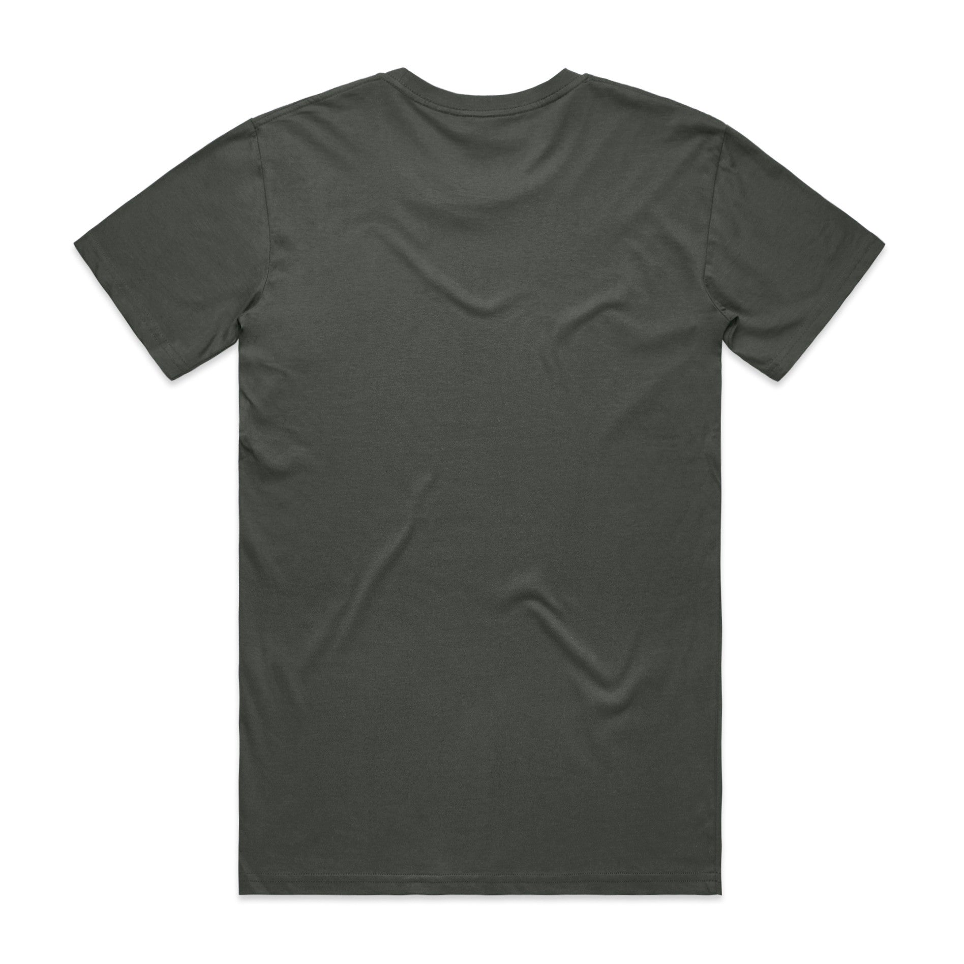 AS Colour Staple Tee 5001 - Charcoal Back - Custom Printed - Print Blanc