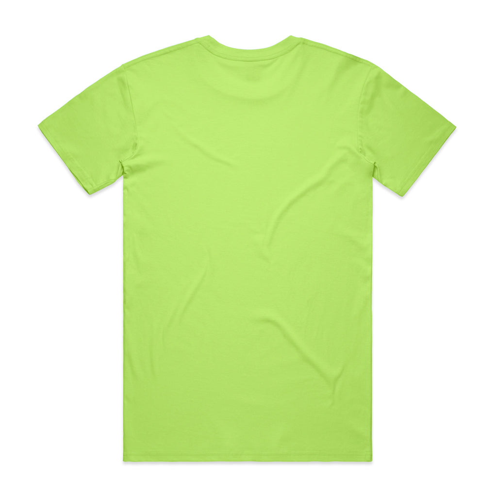 AS Colour Staple Tee 5001 - Citrus Back - Custom Printed - Print Blanc