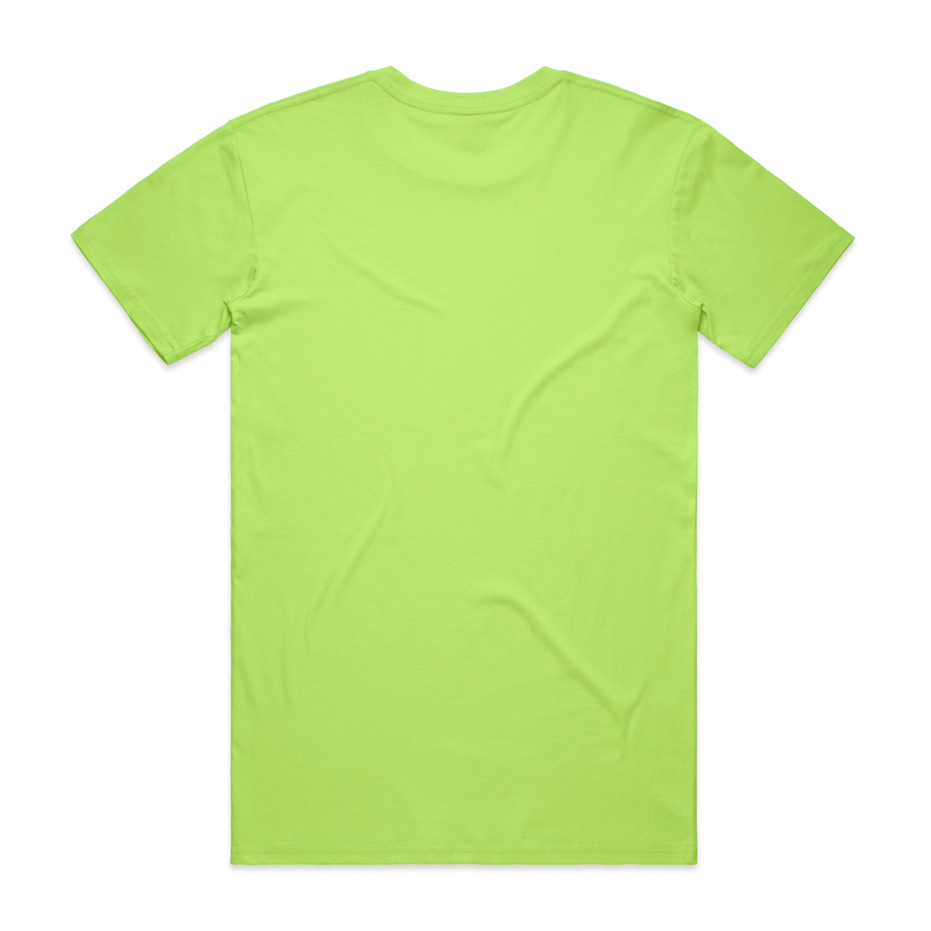 AS Colour Staple Tee 5001 - Citrus Back - Custom Printed - Print Blanc