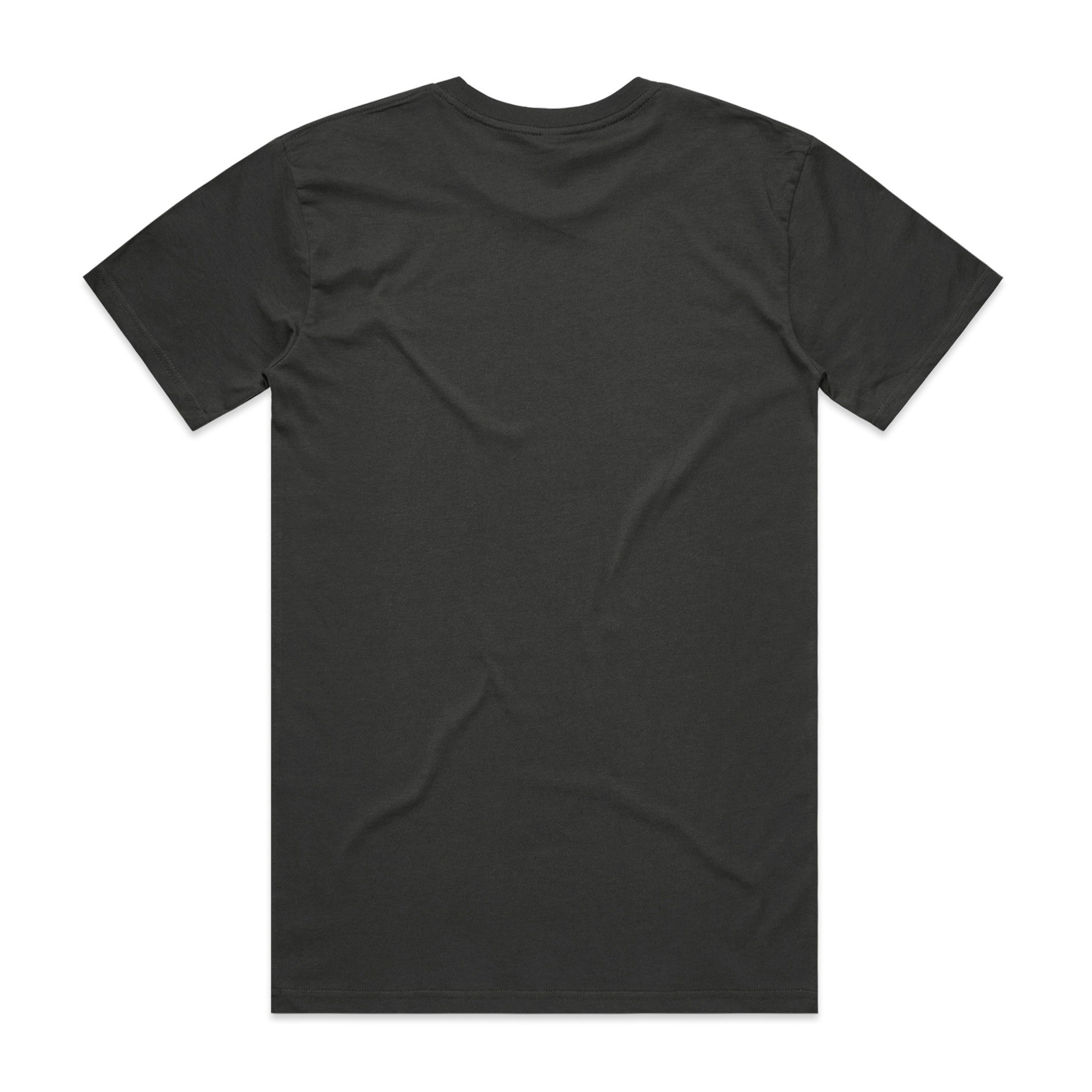 AS Colour Staple Tee 5001 - Coal Back - Custom Printed - Print Blanc