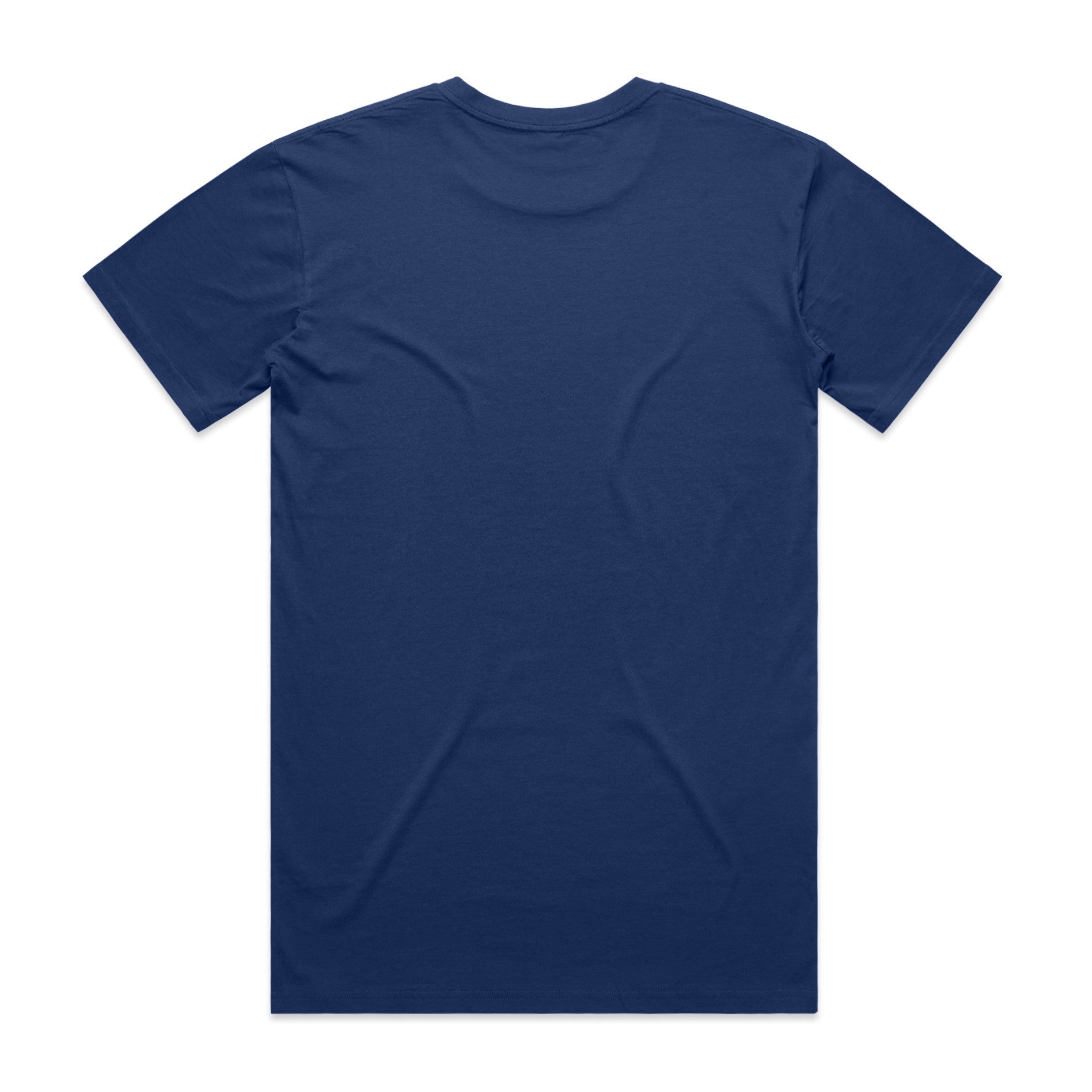 AS Colour Staple Tee 5001 - Cobalt Back - Custom Printed - Print Blanc