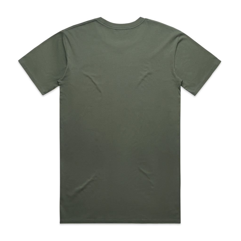 AS Colour Staple Tee 5001 - Cypress Back - Custom Printed - Print Blanc
