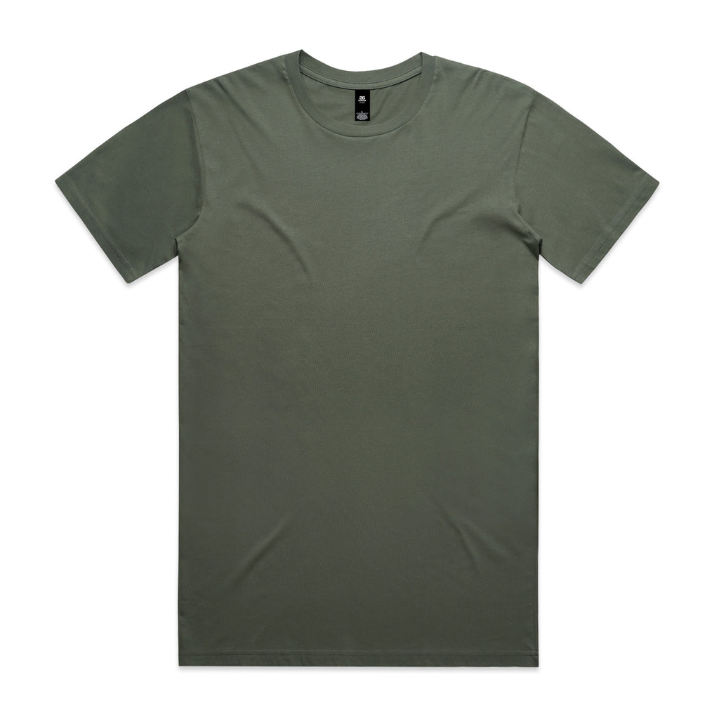 AS Colour Staple Tee 5001 - Cypress Front - Custom Printed - Print Blanc