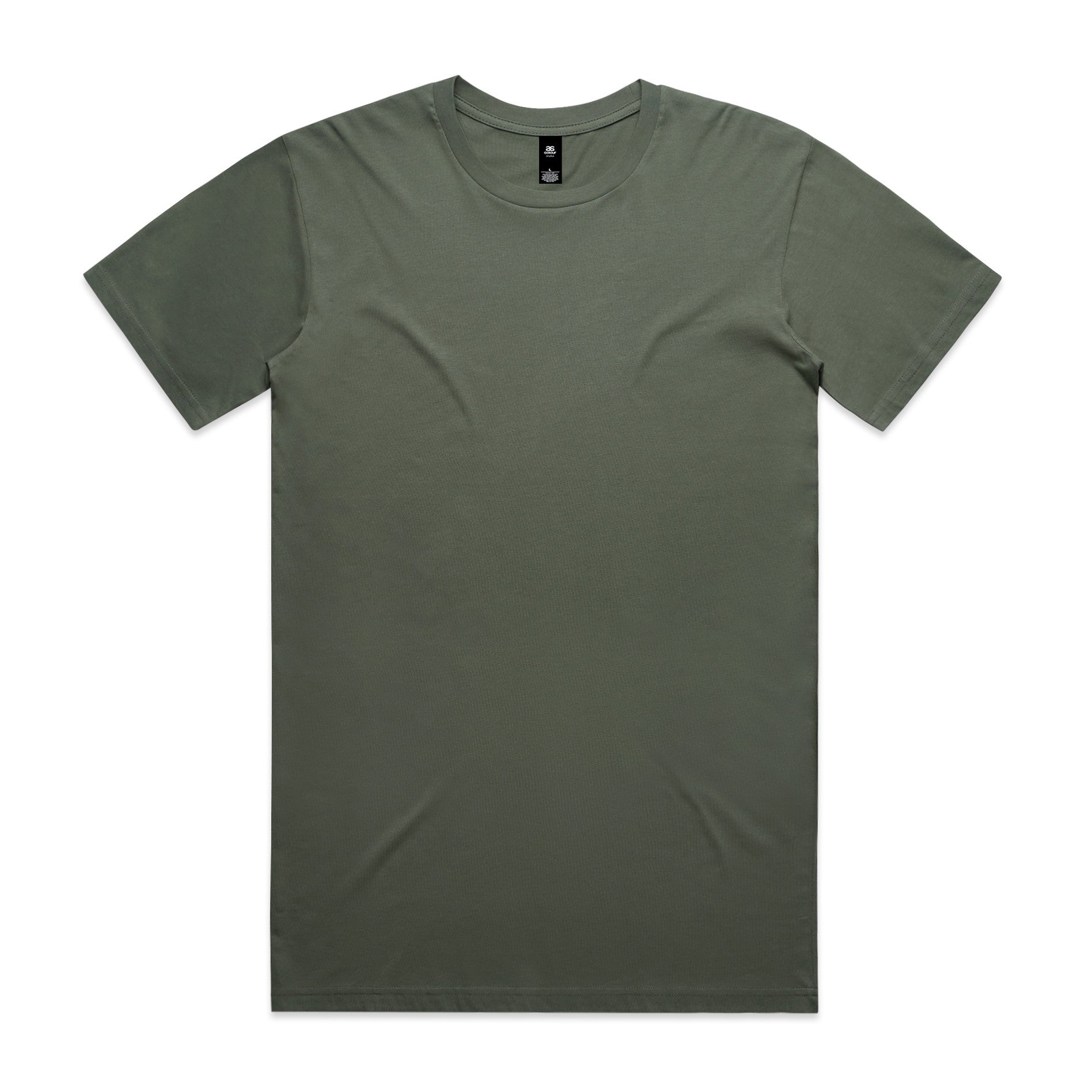 AS Colour Staple Tee 5001 - Cypress Front - Custom Printed - Print Blanc