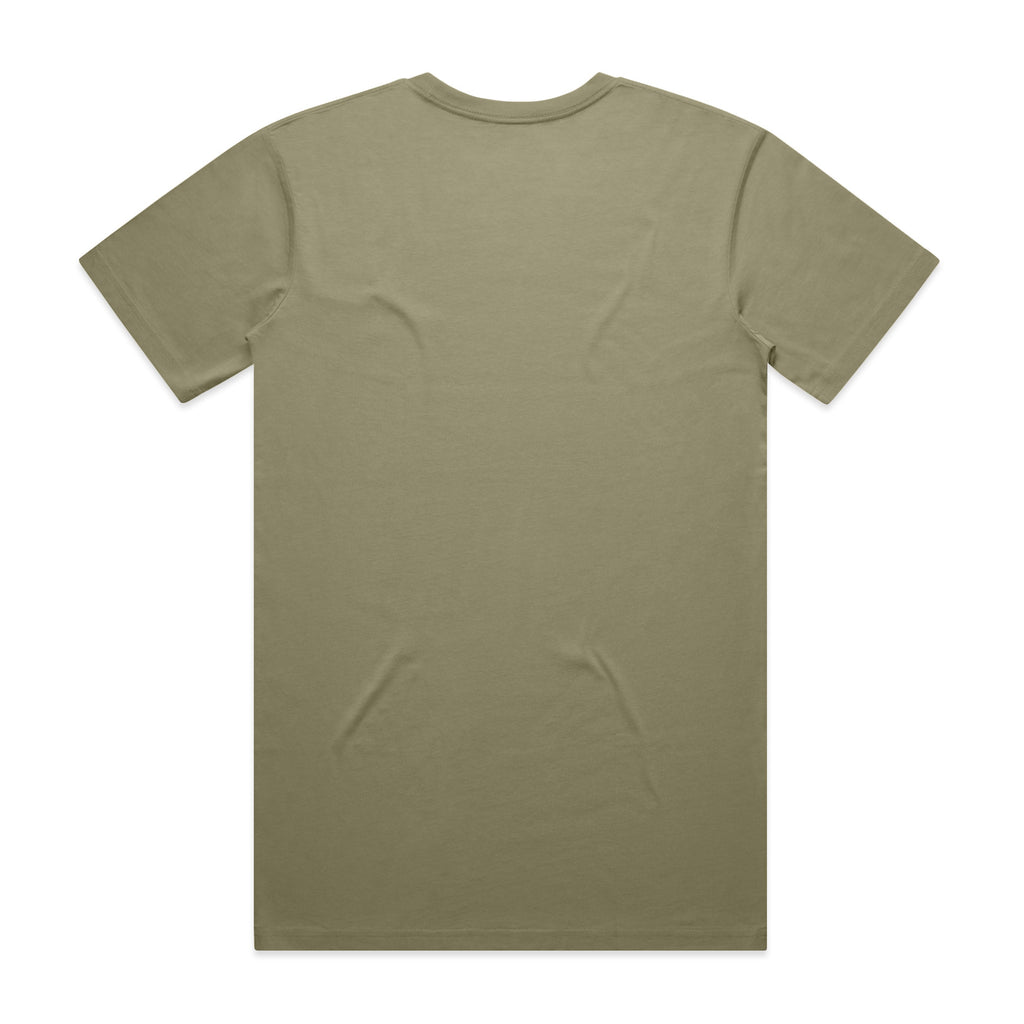 AS Colour Staple Tee 5001 - Eucalyptus Back - Custom Printed - Print Blanc