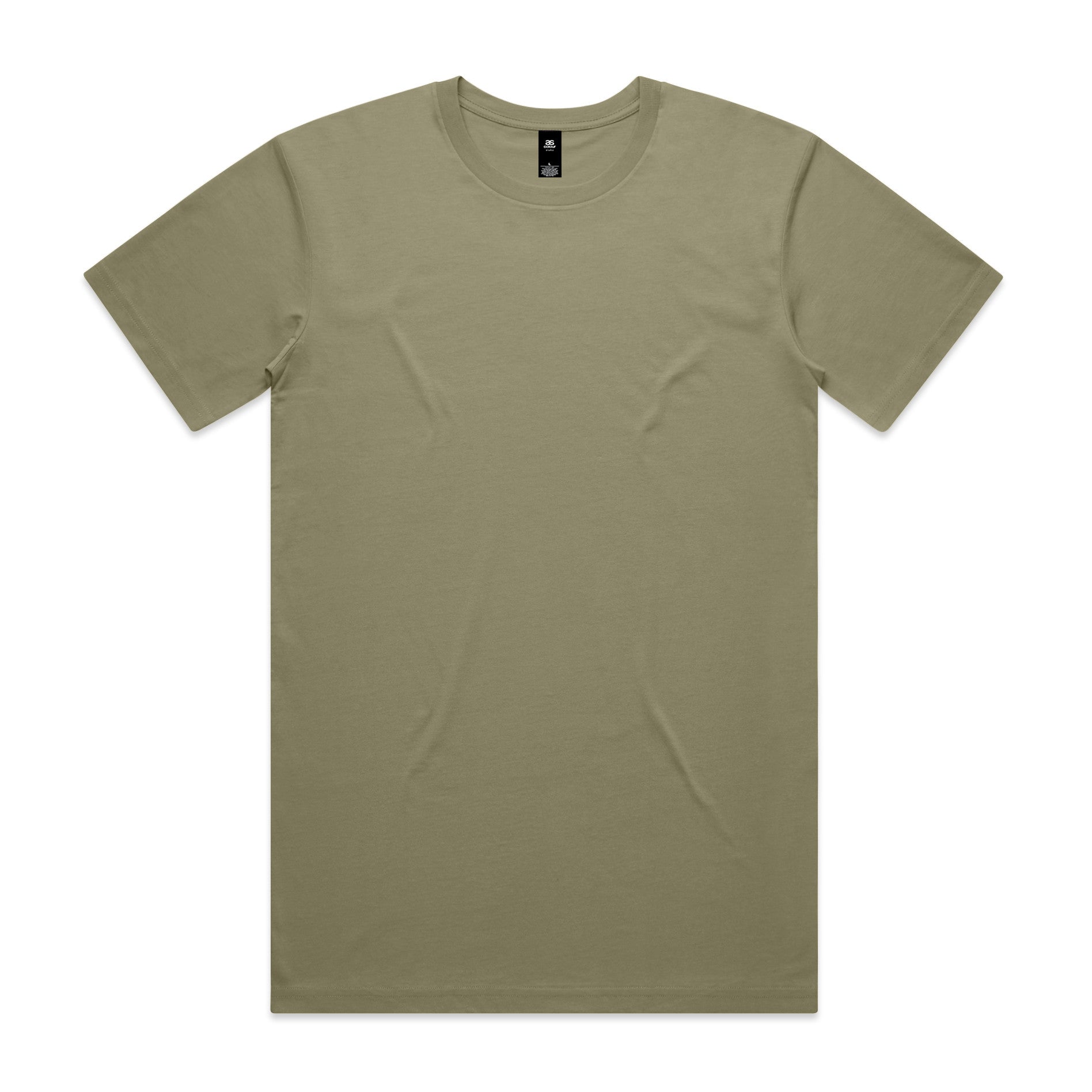 AS Colour Staple Tee 5001 - Eucalyptus Front - Custom Printed - Print Blanc