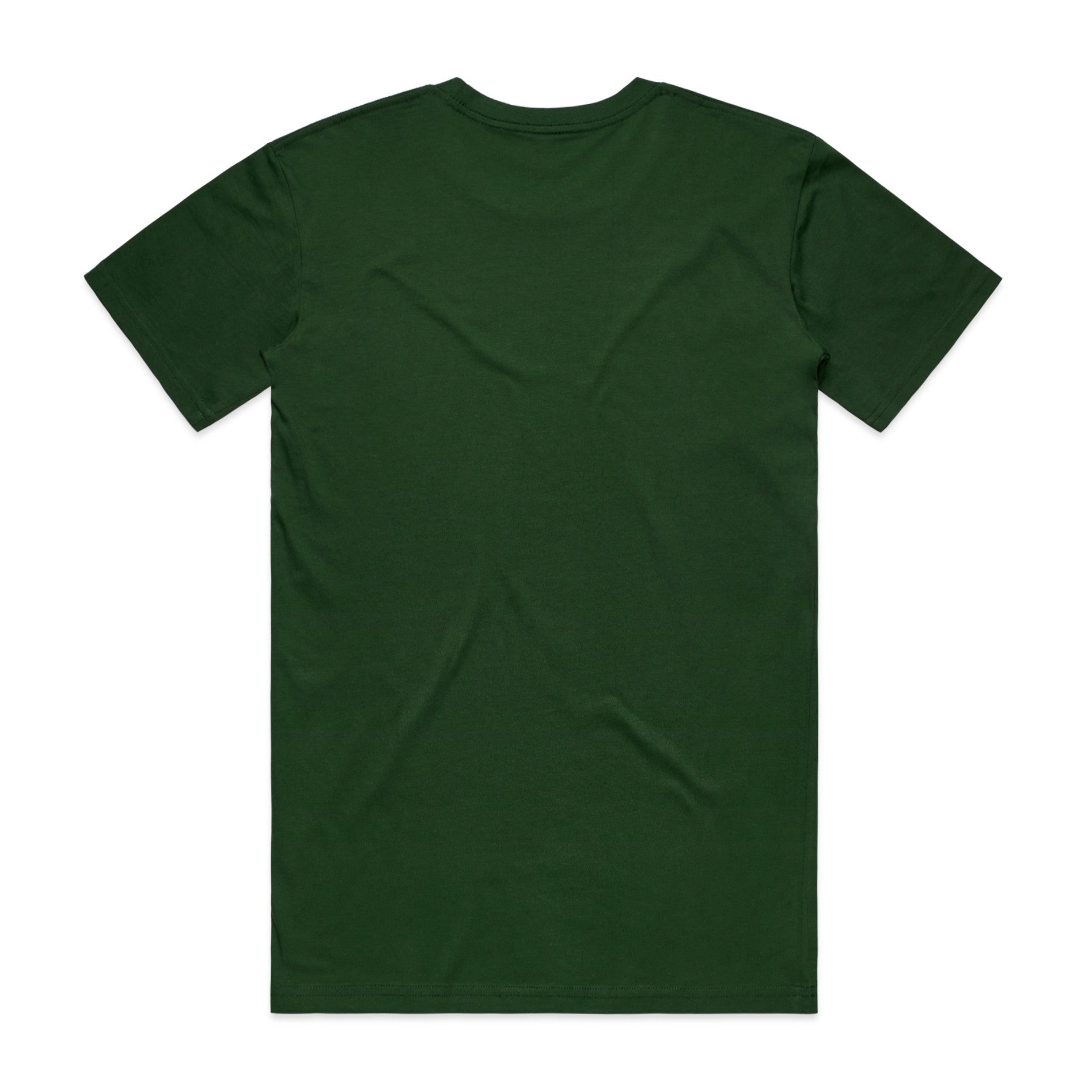 AS Colour Staple Tee 5001 - Forest Green Back - Custom Printed - Print Blanc