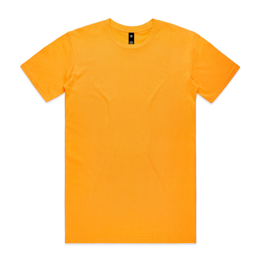 AS Colour Staple Tee 5001 - Gold Front - Custom Printed - Print Blanc