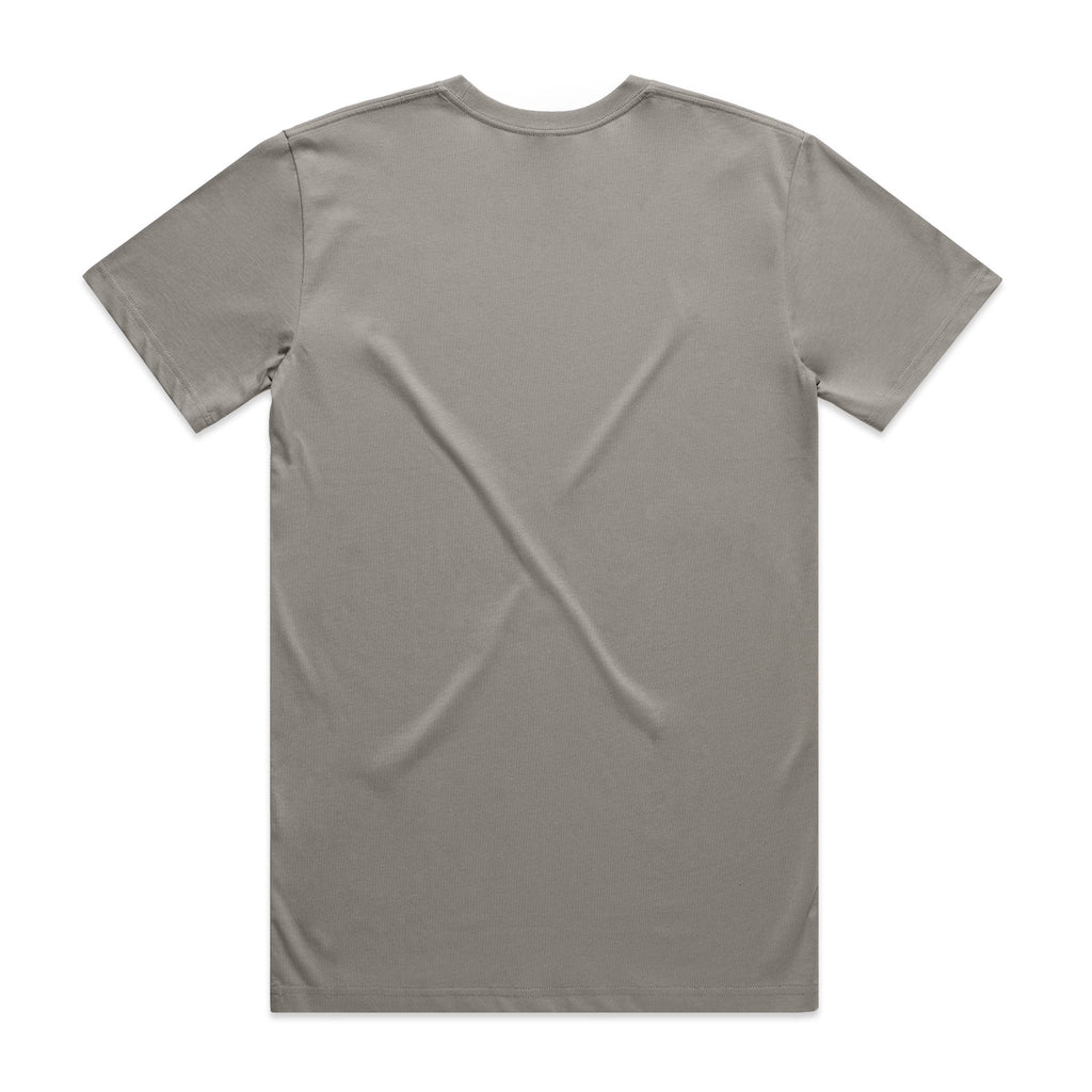 AS Colour Staple Tee 5001 - Granite Back - Custom Printed - Print Blanc