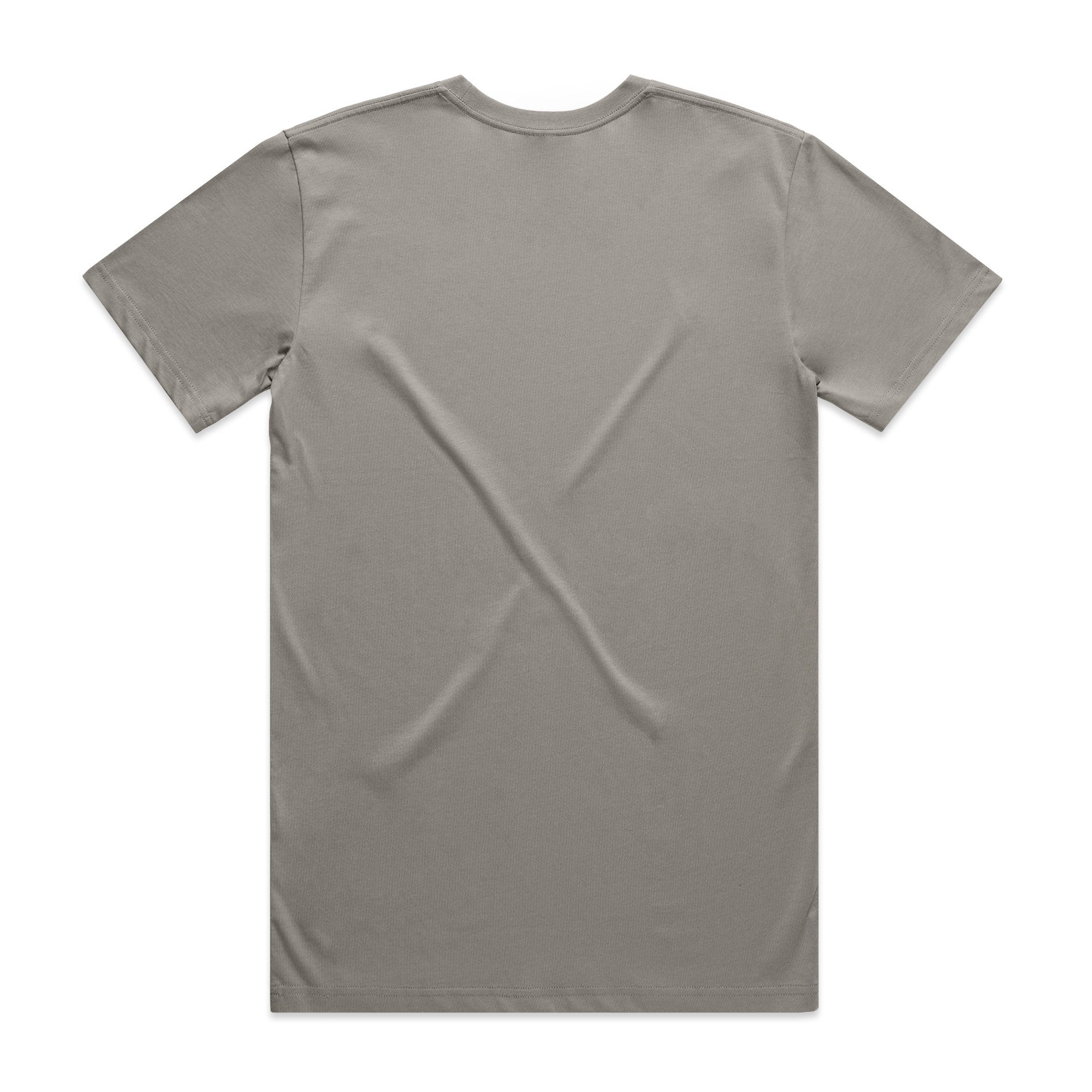 AS Colour Staple Tee 5001 - Granite Back - Custom Printed - Print Blanc