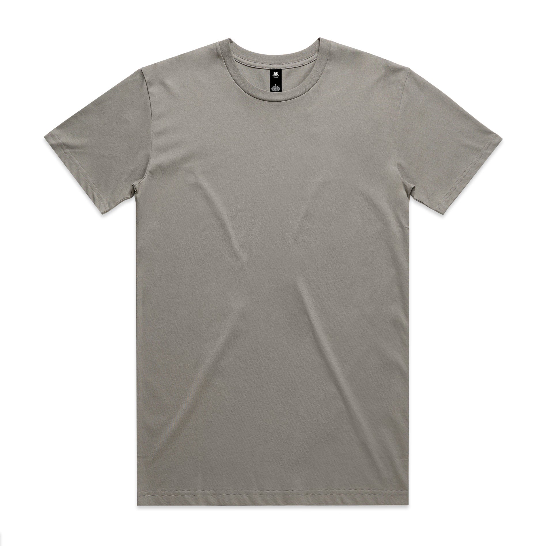 AS Colour Staple Tee 5001 - Granite Front - Custom Printed - Print Blanc