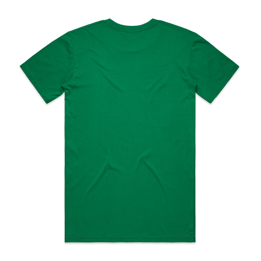 AS Colour Staple Tee 5001 - Kelly Green Back - Custom Printed - Print Blanc