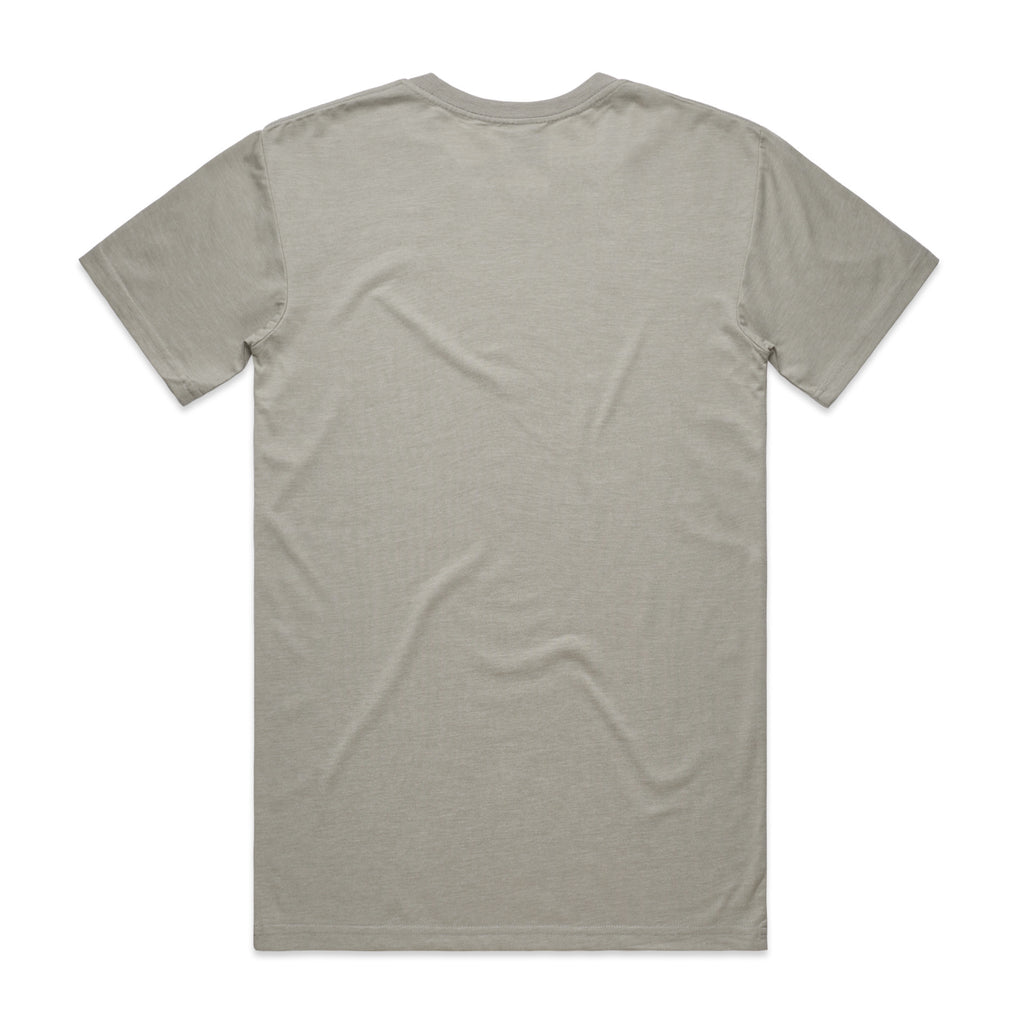 AS Colour Staple Tee 5001 - Light Grey Back - Custom Printed - Print Blanc