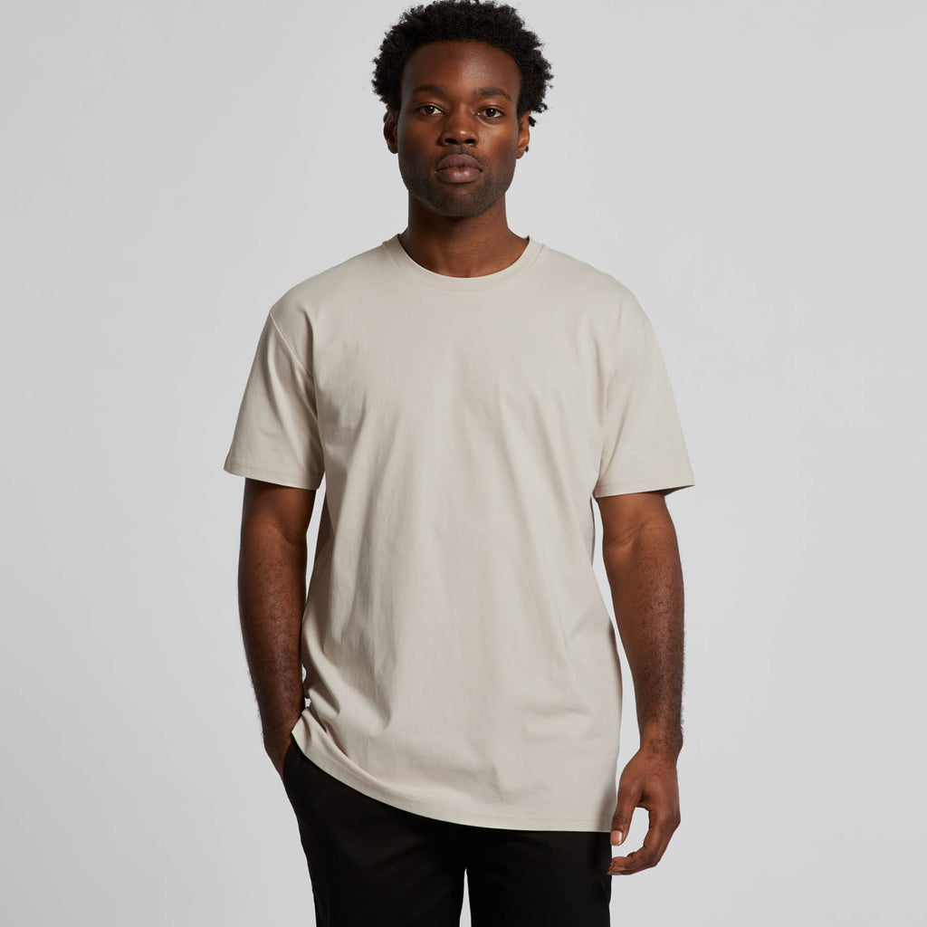 AS Colour Staple Tee 5001 - Main Loose - Custom Printed - Print Blanc