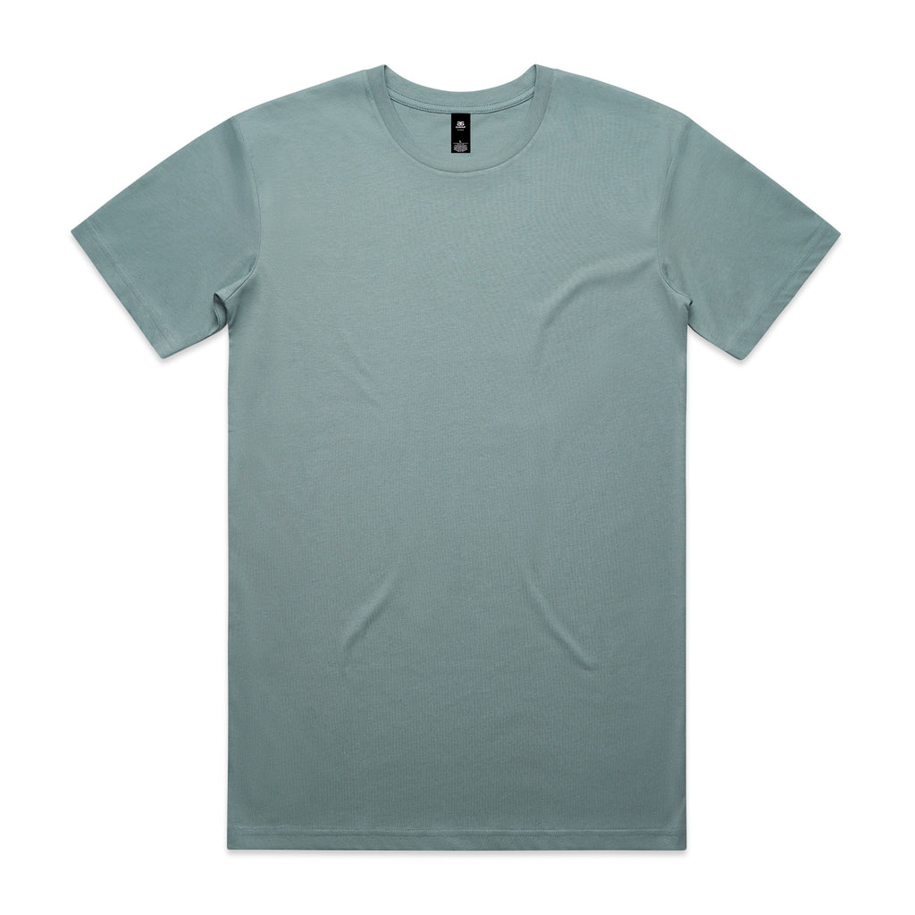 AS Colour Staple Tee 5001 - Mineral Front - Custom Printed - Print Blanc