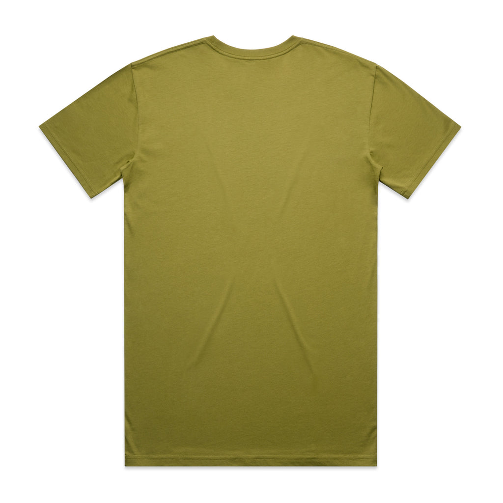 AS Colour Staple Tee 5001 - Moss Back - Custom Printed - Print Blanc