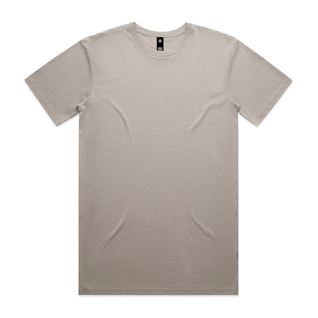 AS Colour Staple Tee 5001 - Mushroom Front - Custom Printed - Print Blanc