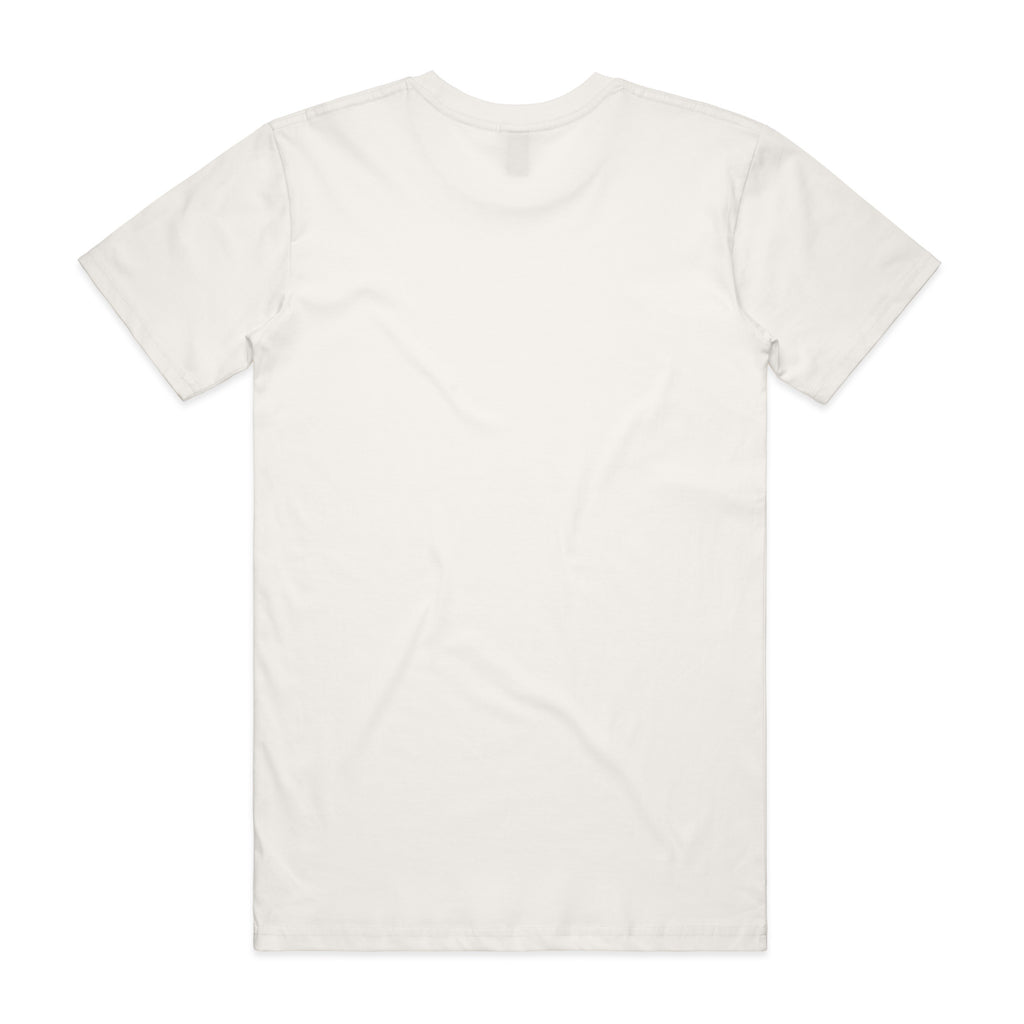 AS Colour Staple Tee 5001 - Natural Back - Custom Printed - Print Blanc