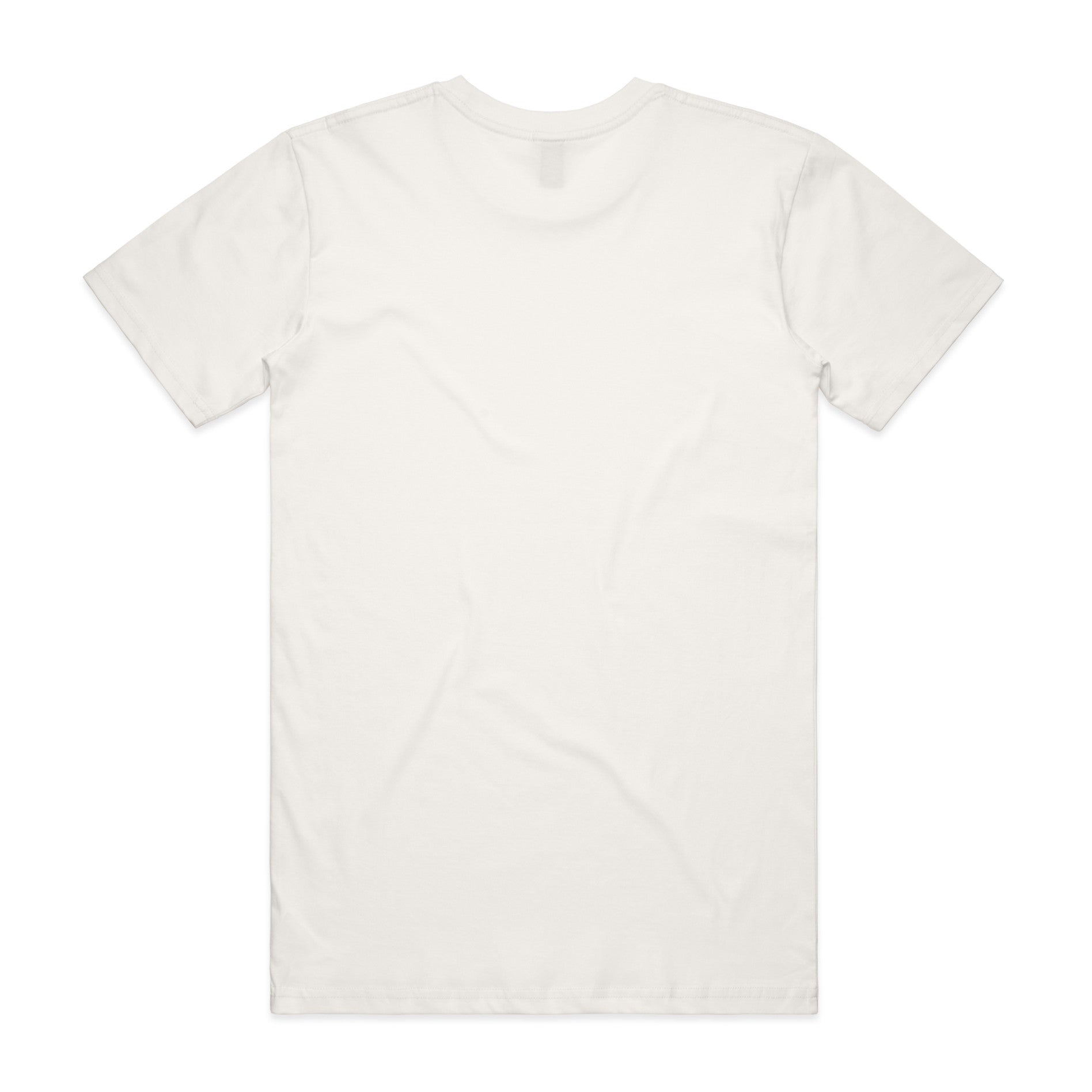 AS Colour Staple Tee 5001 - Natural Back - Custom Printed - Print Blanc