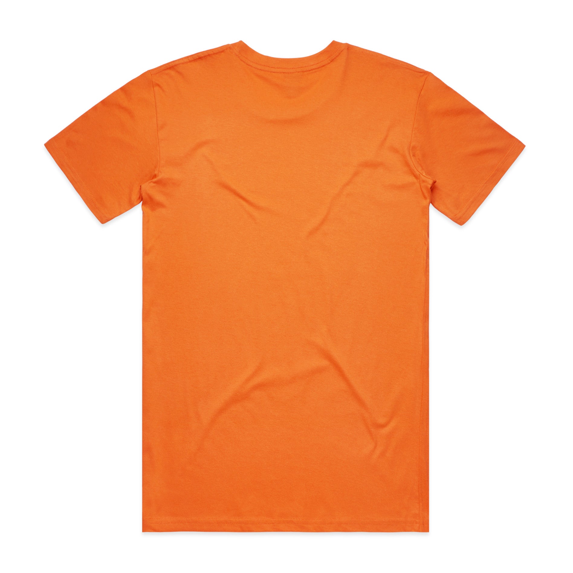 AS Colour Staple Tee 5001 - Orange Back - Custom Printed - Print Blanc
