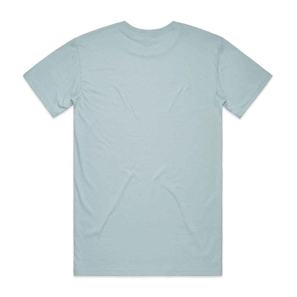 AS Colour Staple Tee 5001 - Pale Blue Back - Custom Printed - Print Blanc