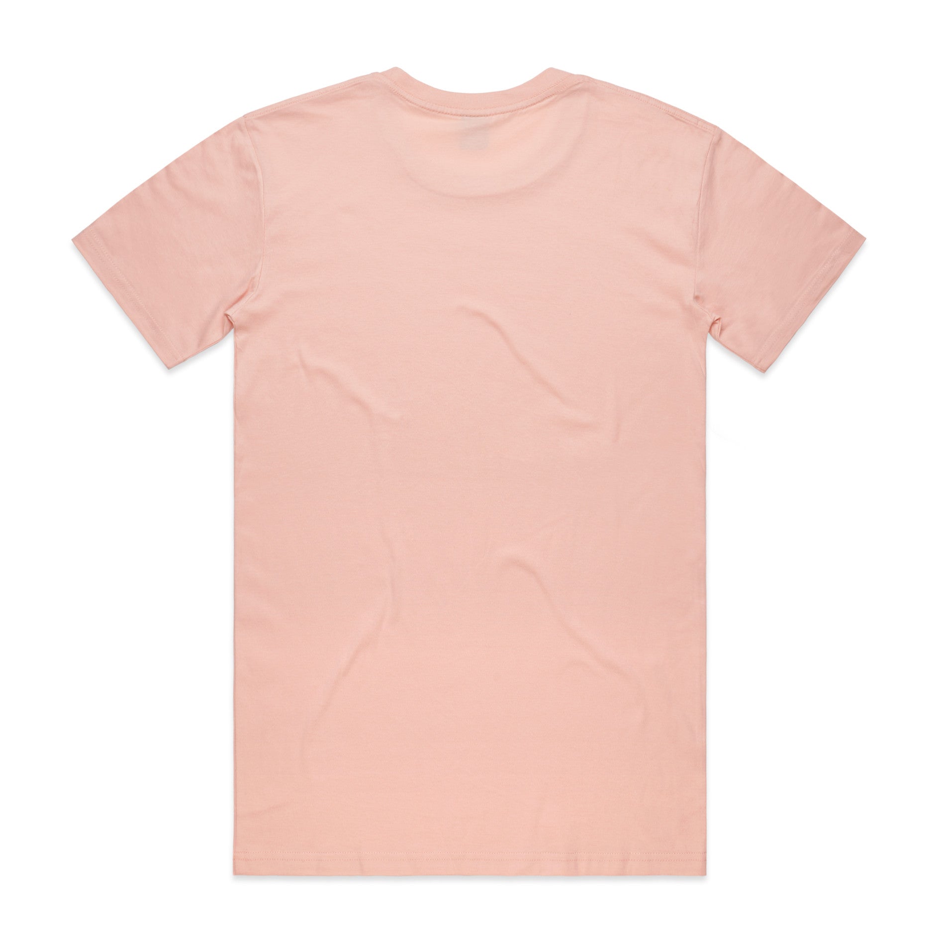AS Colour Staple Tee 5001 - Pale Pink Back - Custom Printed - Print Blanc