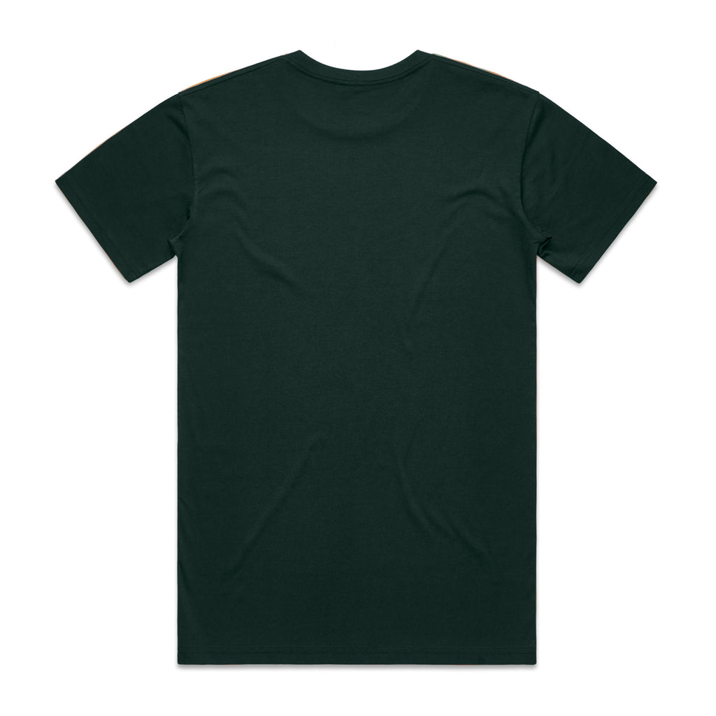 AS Colour Staple Tee 5001 - Pine Green Back - Custom Printed - Print Blanc