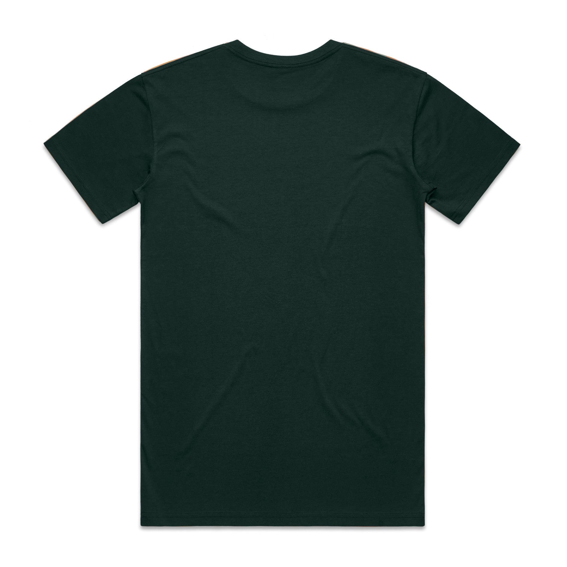 AS Colour Staple Tee 5001 - Pine Green Back - Custom Printed - Print Blanc