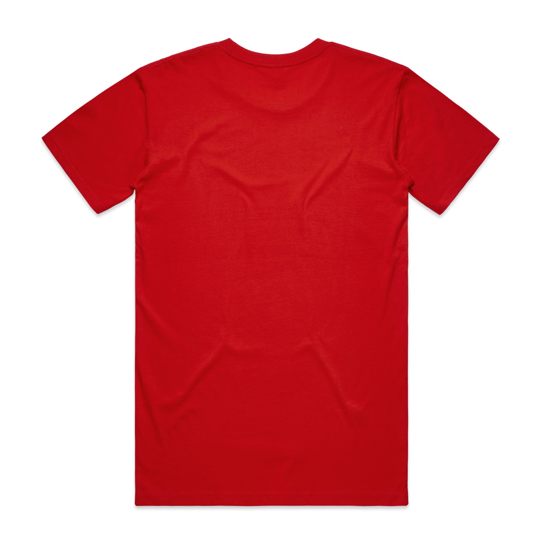 AS Colour Staple Tee 5001 - Red Back - Custom Printed - Print Blanc
